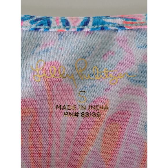 Lilly Pulitzer Geanna Short Sleeve Dress in Splashdance Size Small Style 010343 - Picture 5 of 7